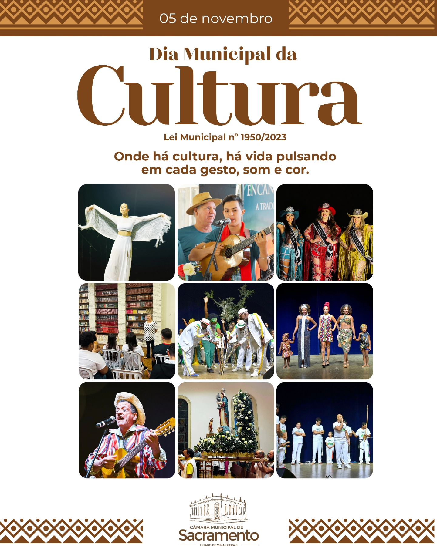 Sacramento é uma muito rica culturalmente, em diferentes modalidades