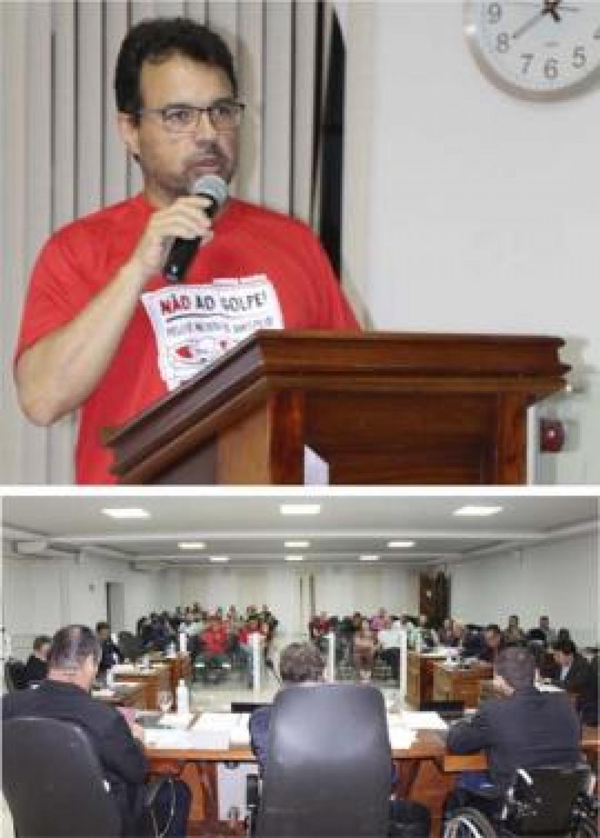 DIRETOR DA SINDIELETRO PRESTA ESCLARECIMENTOS NA CÂMARA MUNICIPAL