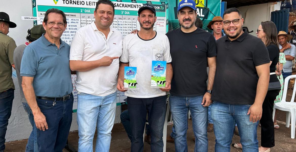 Produtor rural e vereador Leandro Desemboque foi o campeão da competição