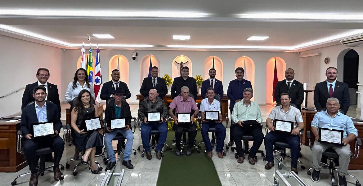 Homenageados com o Cartão de Prata de Honra ao Mérito ‘Marcenal Davi Bisinotto’