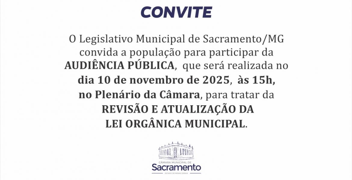 A audiência será realizada em cinco momentos, a partir das 15h do dia 10 de novembro