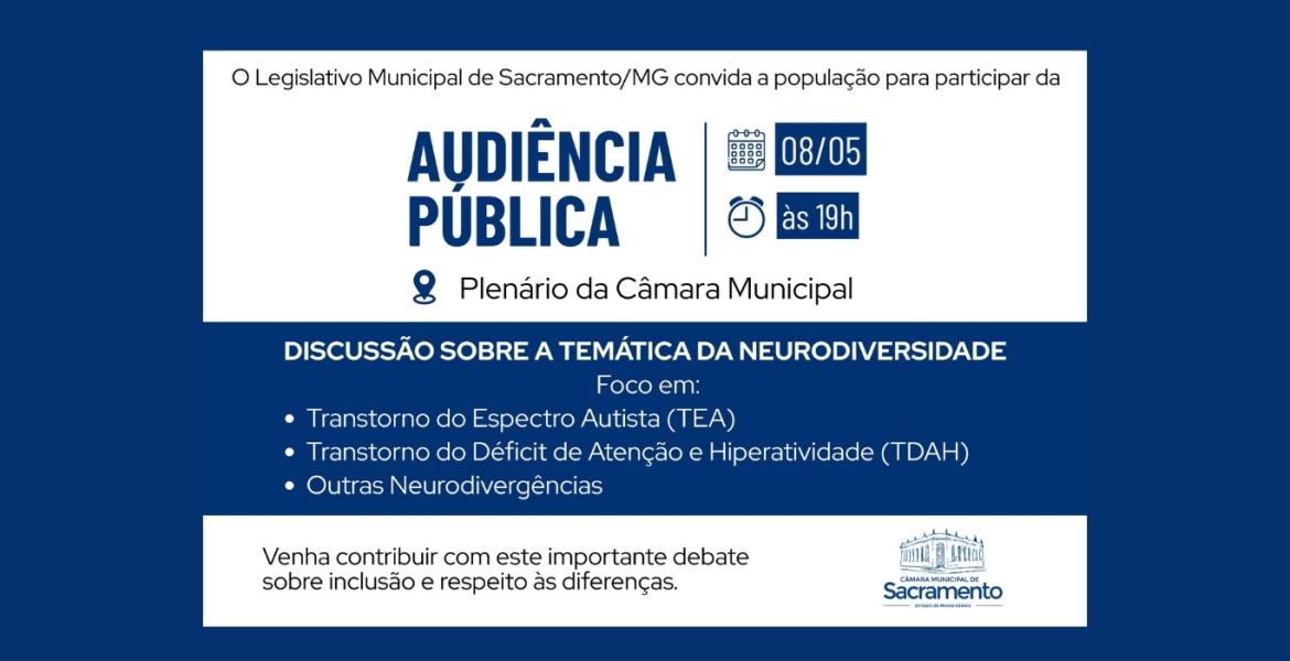 Audiência pública realizada em atendimento ao Requerimento nº 177/2026