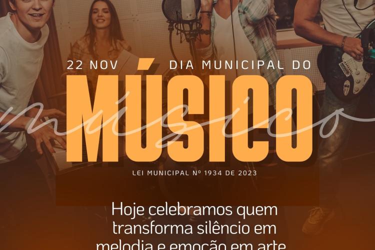 A data busca homenagear todos os músicos, profissionais e amadores