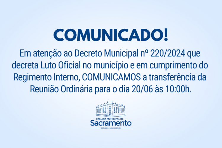 COMUNICADO