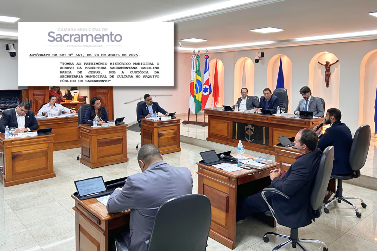Lei que tomba ao Patrimônio Histórico Municipal o acervo da escritora Carolina Maria de Jesus é aprovada na Ordem do Dia 