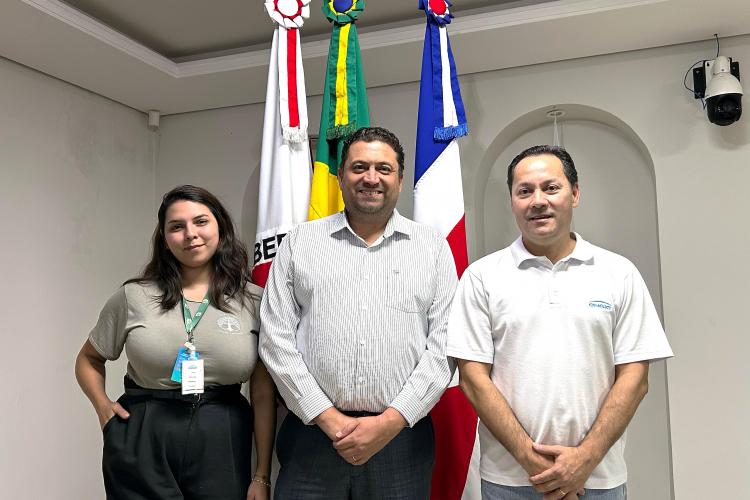 Presidente da Câmara Dr. Talhys recepcionou os colaboradores da ENGIE 