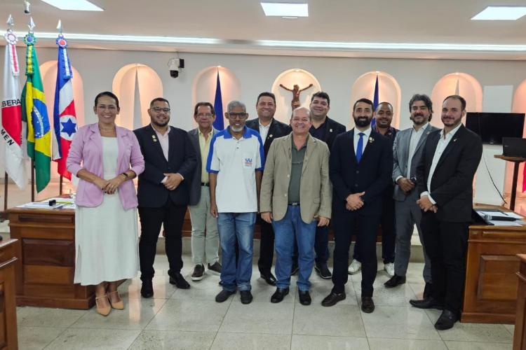Vanderley Ramalho e Wanderlei Camargos representaram o Sindicato dos Servidores Municipais 