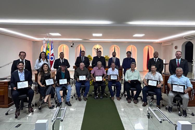 Homenageados com o Cartão de Prata de Honra ao Mérito ‘Marcenal Davi Bisinotto’