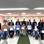 Homenageados com o Título de Honra ao Mérito ‘Francisco Afonso da Costa’ Empresa Amiga Cidadã Sacramentana