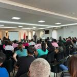 Casa cheia para acompanhar a palestra