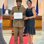 3º Sgto PM Delson Reis Alves recebeu Título de Cidadania Honorária através da vereadora Sgto Edna