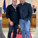 Nilton Antonio da Silva (Nilton do SAAE) recebeu a Comenda através do vereador Carlos Bananal