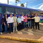 Entrega de um micro-ônibus para a Saúde, parceria com o Governo Federal intermediada pela deputada Dandara