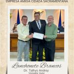 Lanchonete Branco’s foi a empresa indicada por Dr. Talhys